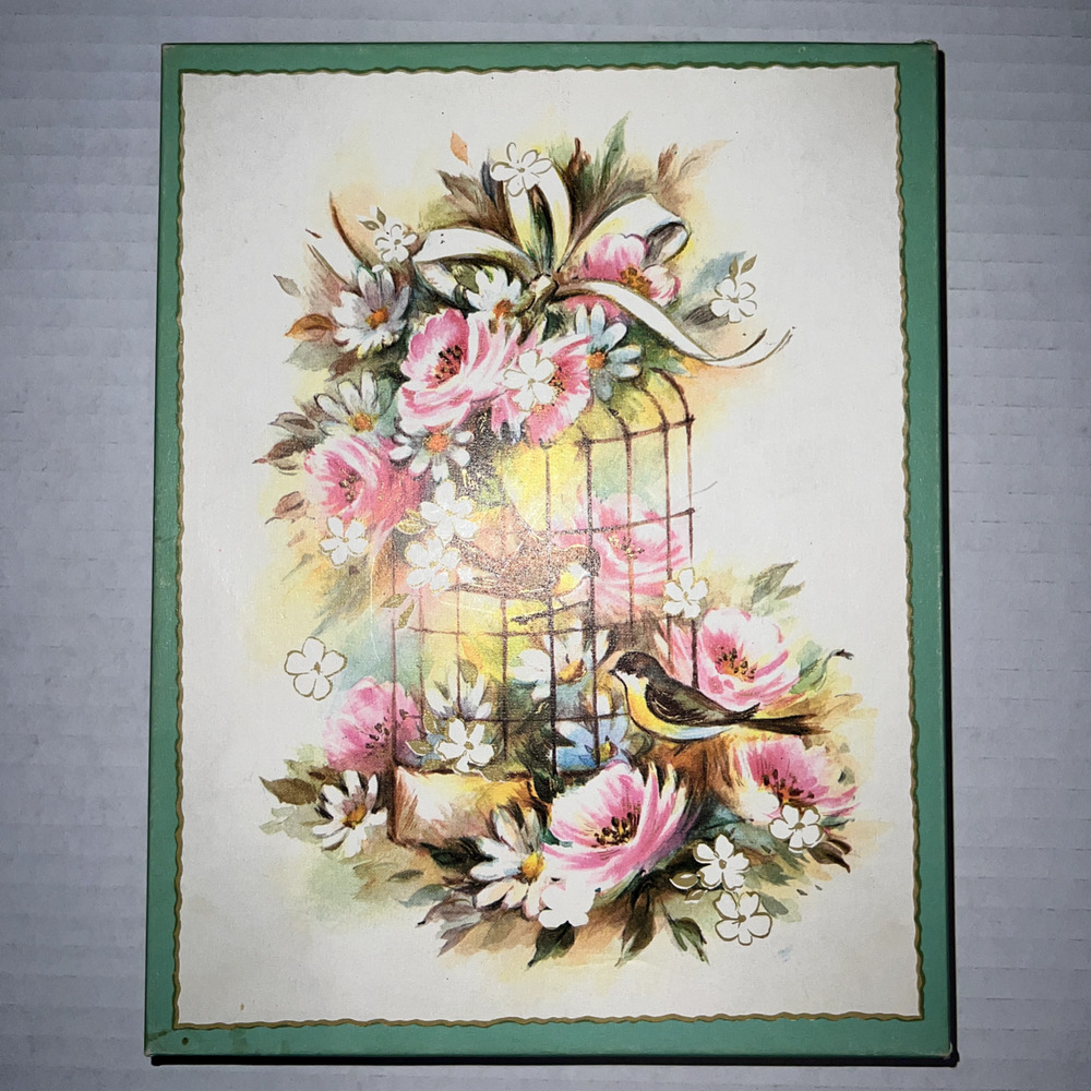 Vintage Boxed Assorted Greeting Cards Get Well Unused